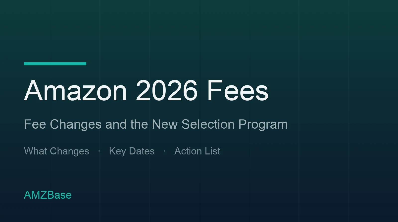 Amazon FBA fee increase 2026 and New Selection Program upgrade explained