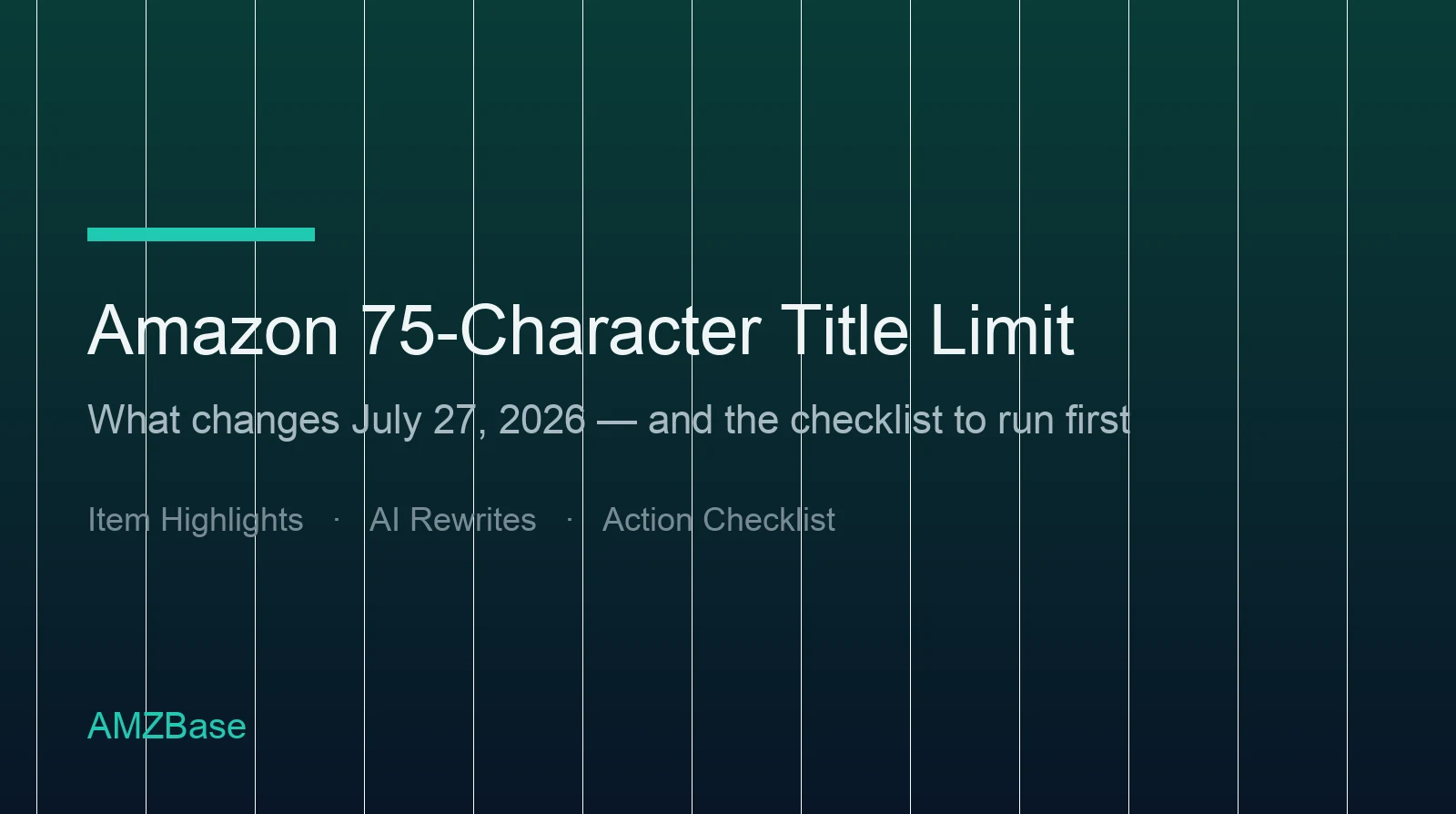 Amazon product title being trimmed to a 75-character limit