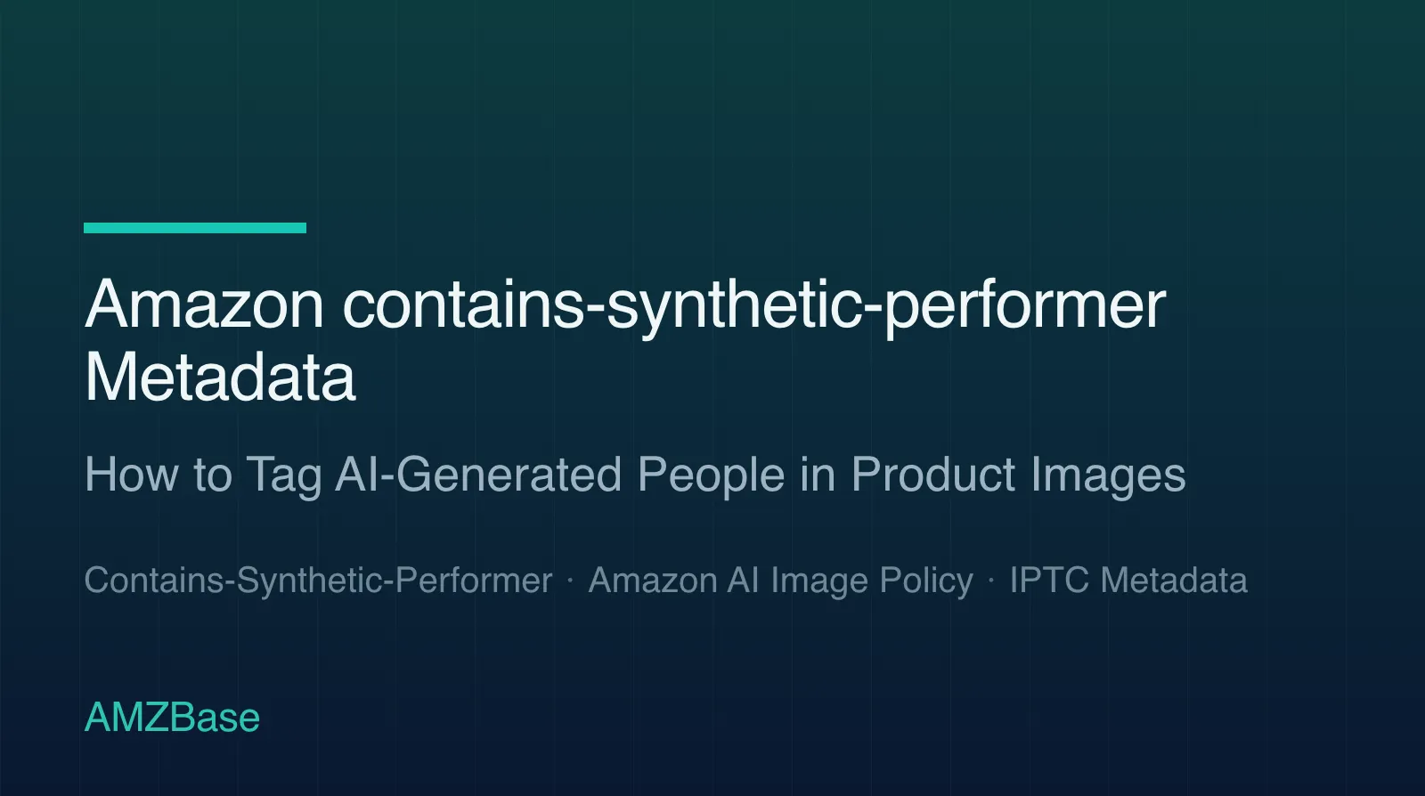 Amazon contains-synthetic-performer Metadata title card