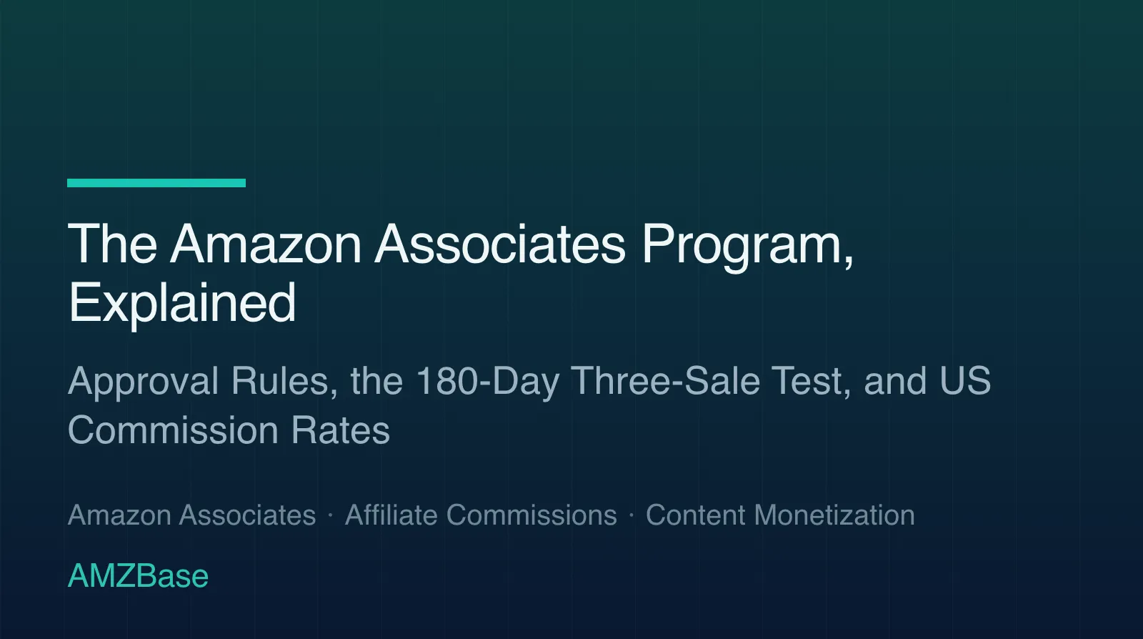 The Amazon Associates Program, Explained title card