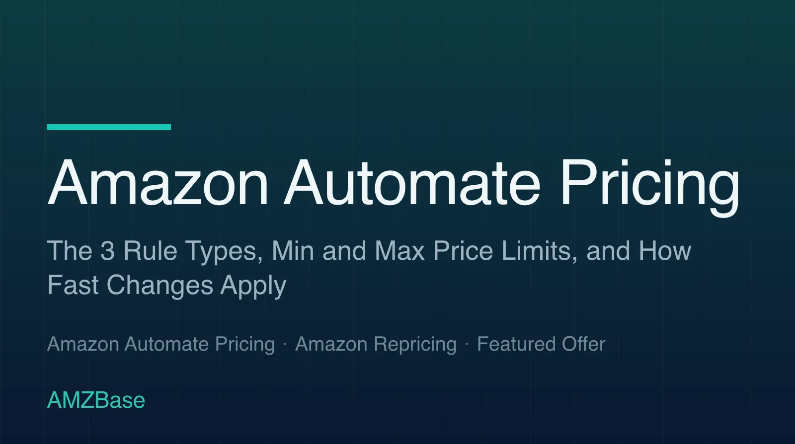 Amazon Automate Pricing title card