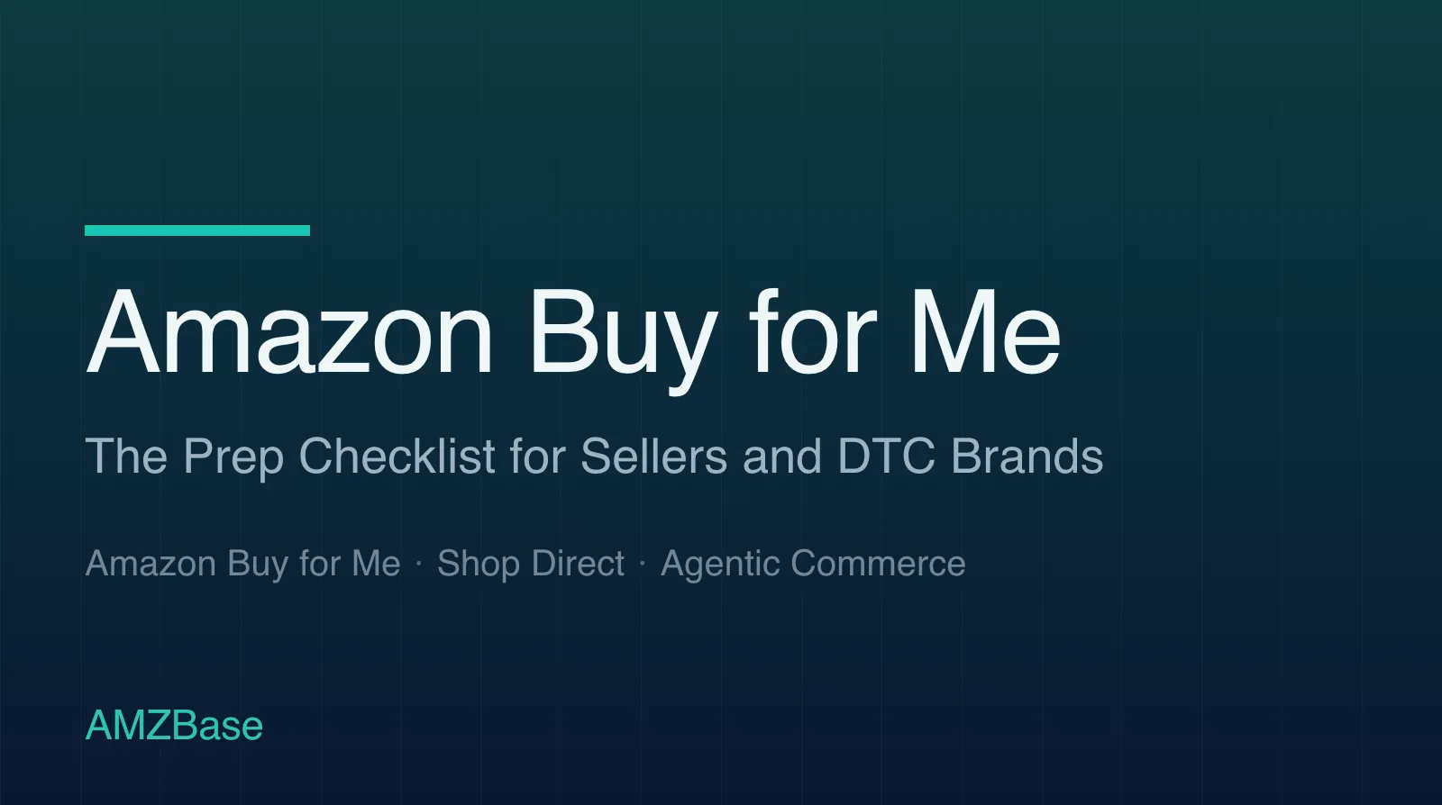 Amazon Buy for Me title card