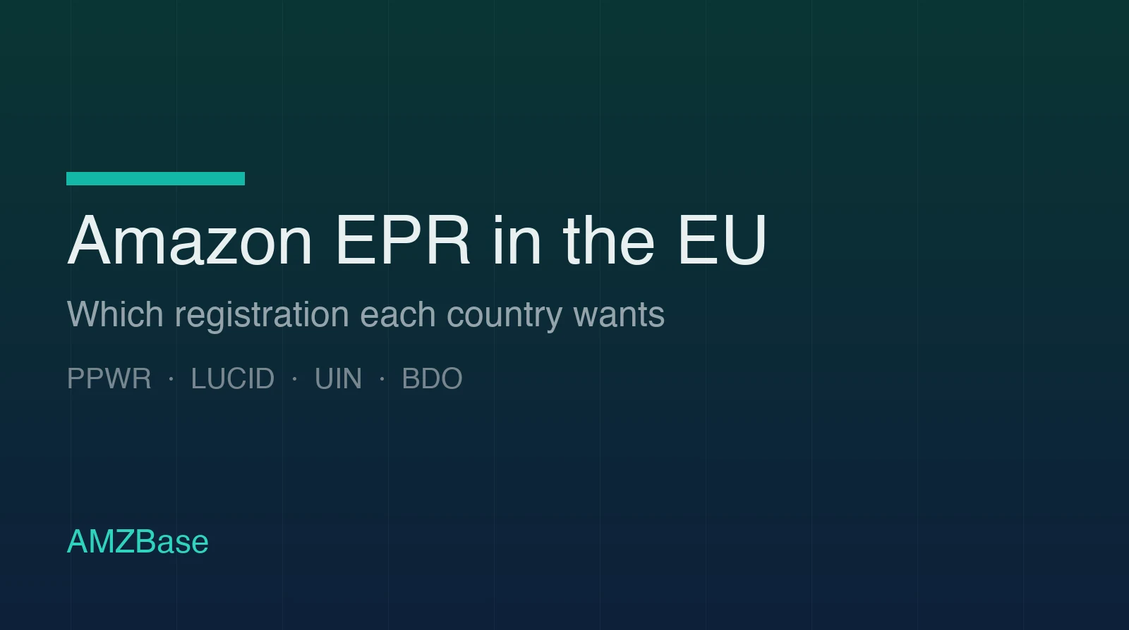 Amazon EPR compliance in the EU title card