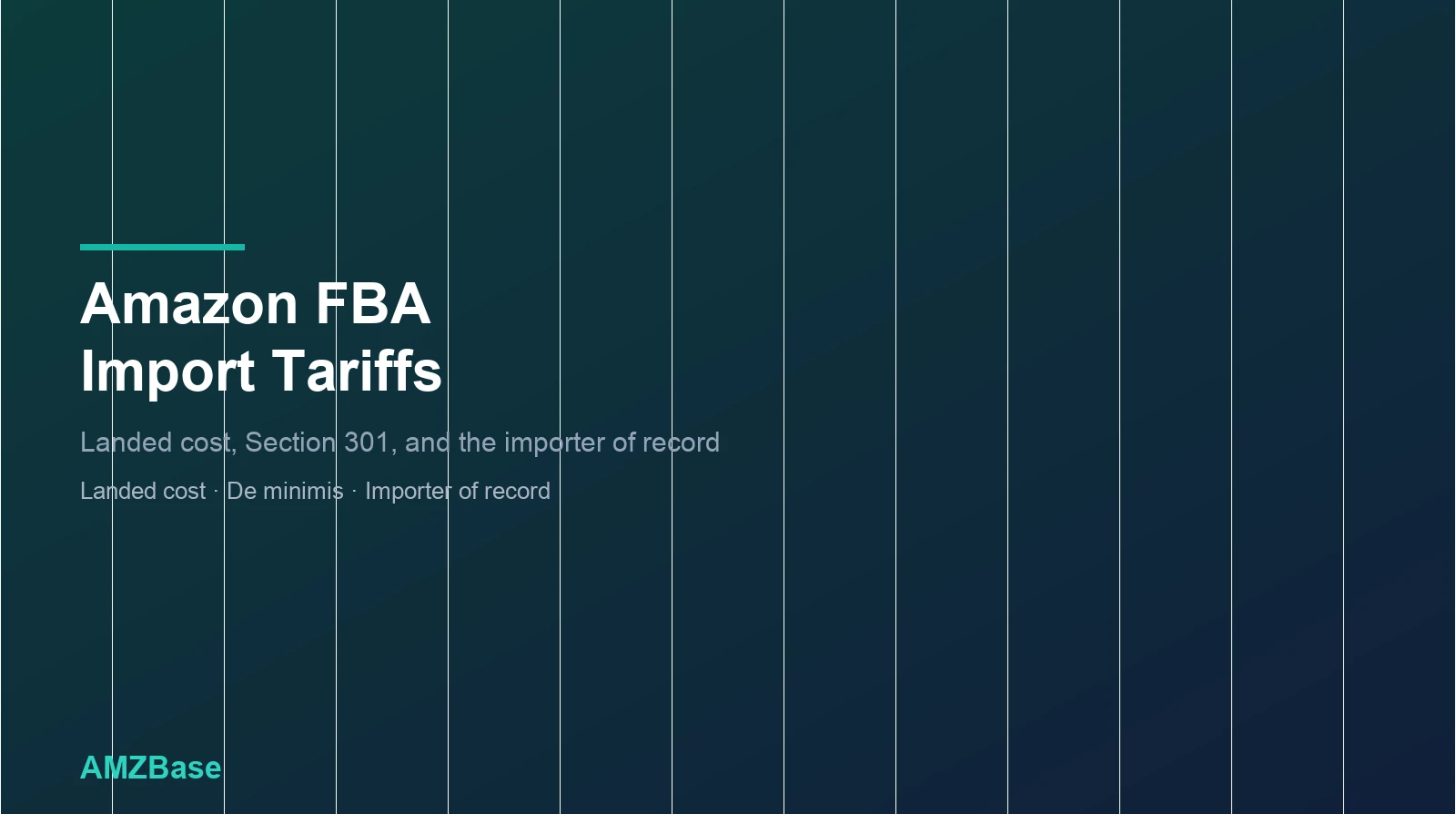 Layers of US import duty stacking on top of an FBA seller's unit cost