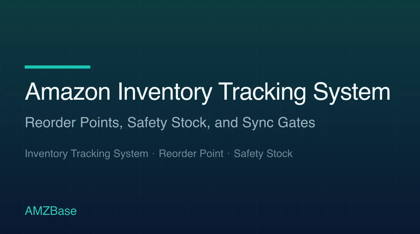 Amazon Inventory Tracking System title card