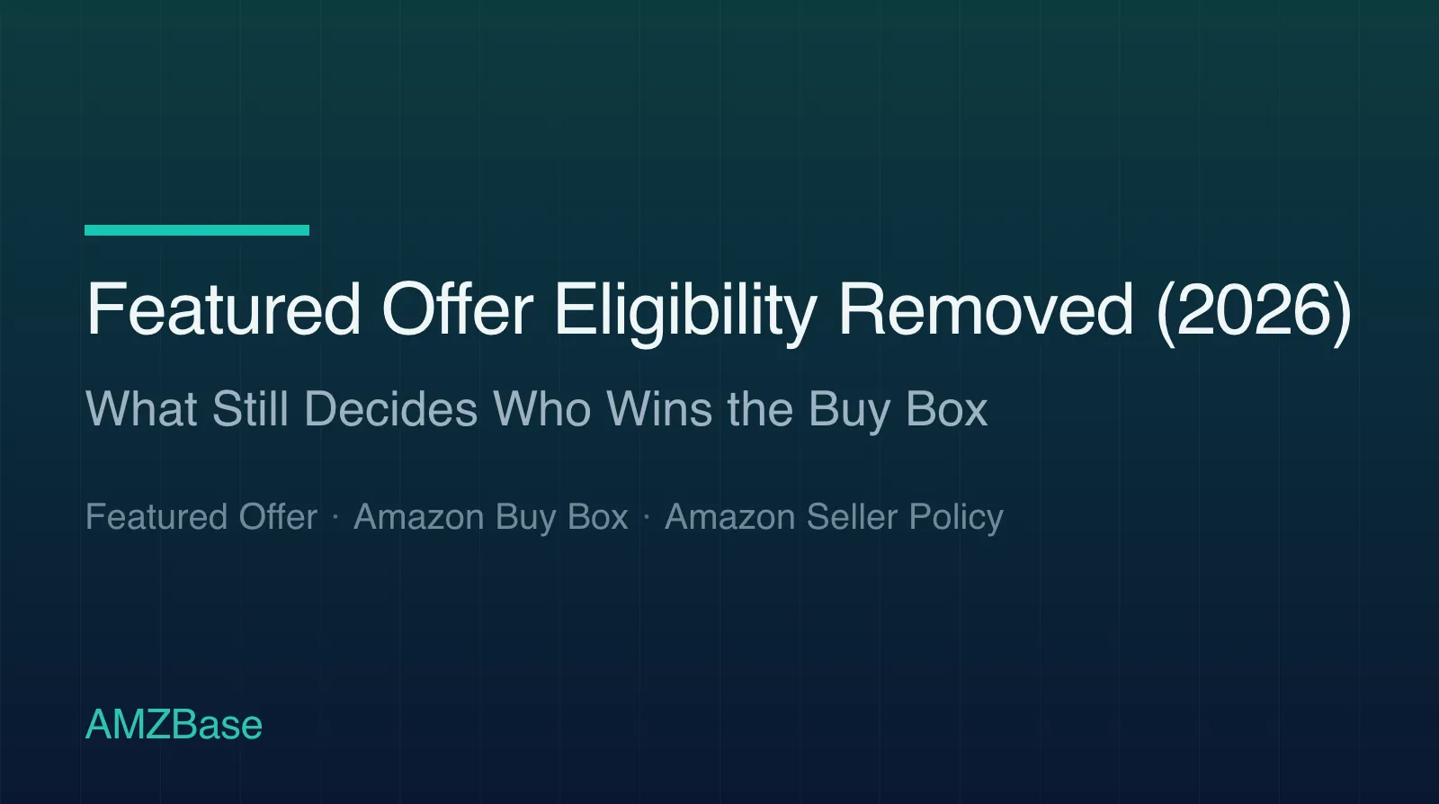 Featured Offer Eligibility Removed (2026) title card