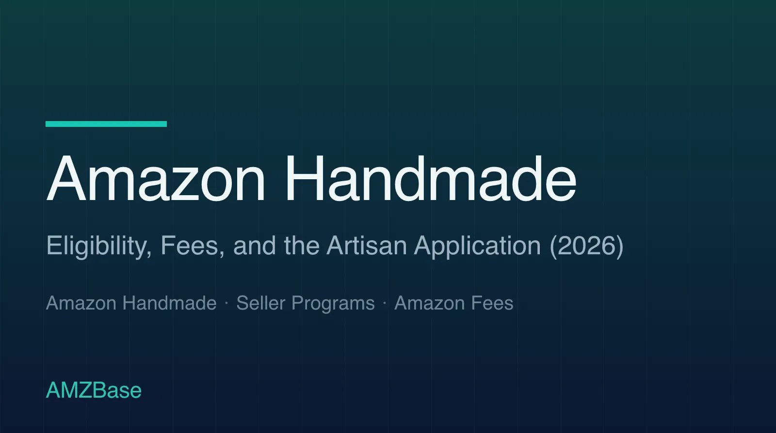 Amazon Handmade title card
