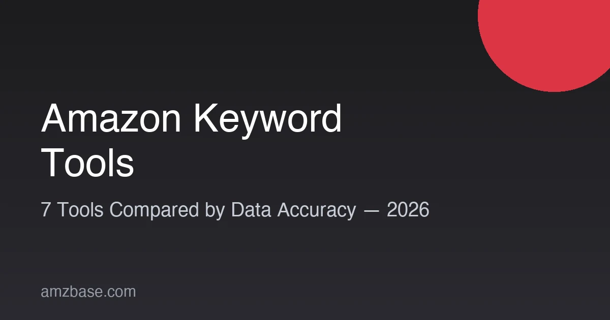 Amazon keyword tools compared side by side on data accuracy, coverage, and price