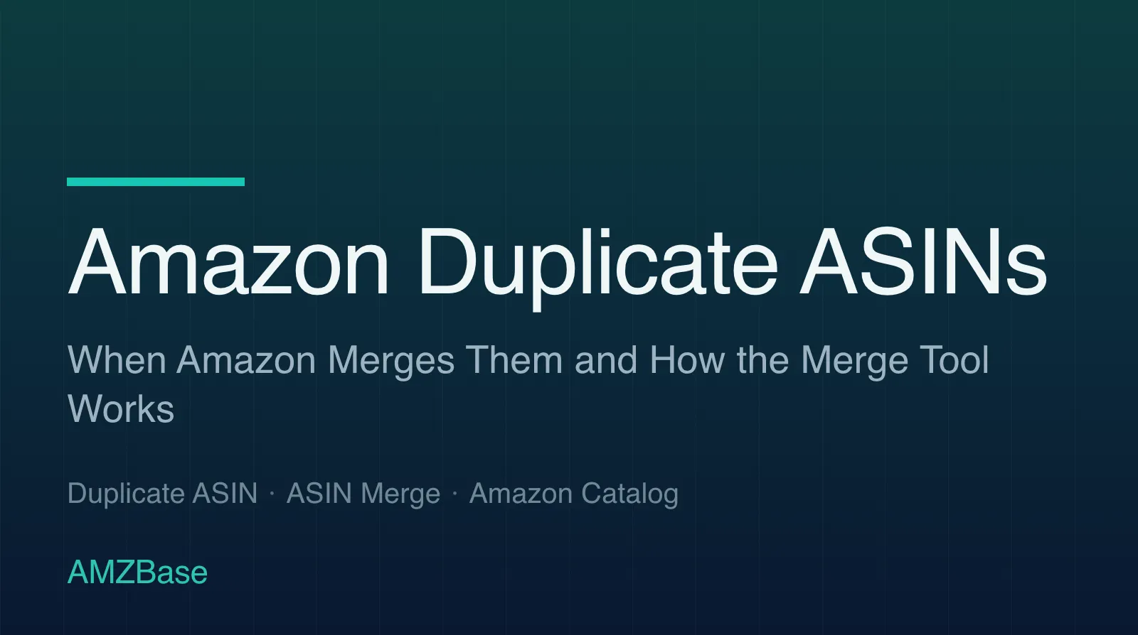 Amazon Duplicate ASINs title card