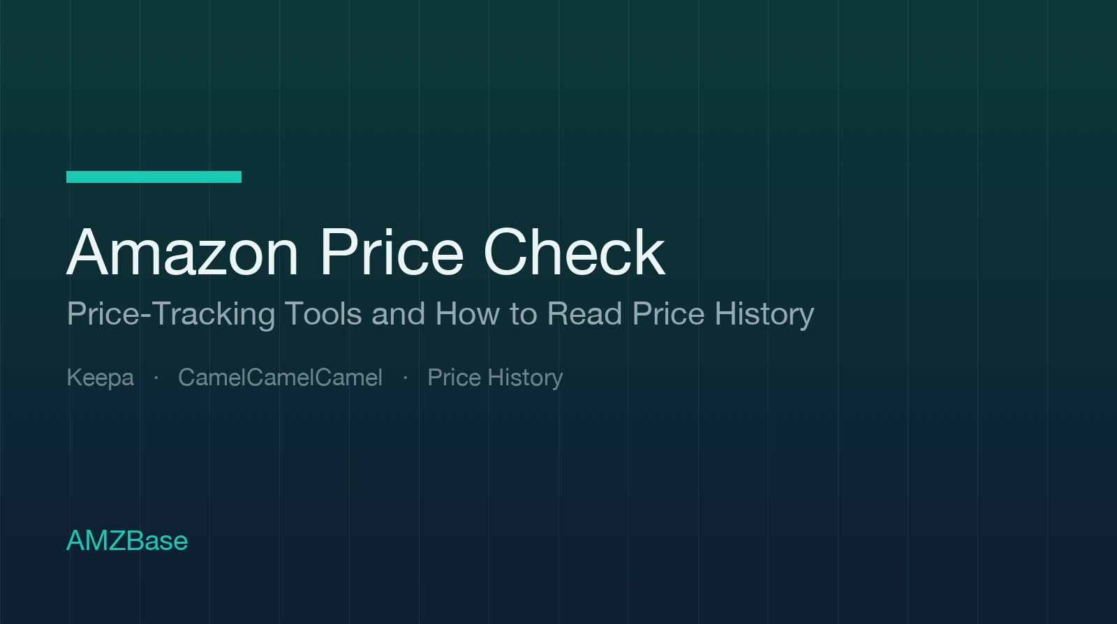 Title card reading Amazon Price Check: price-tracking tools and how to read price history