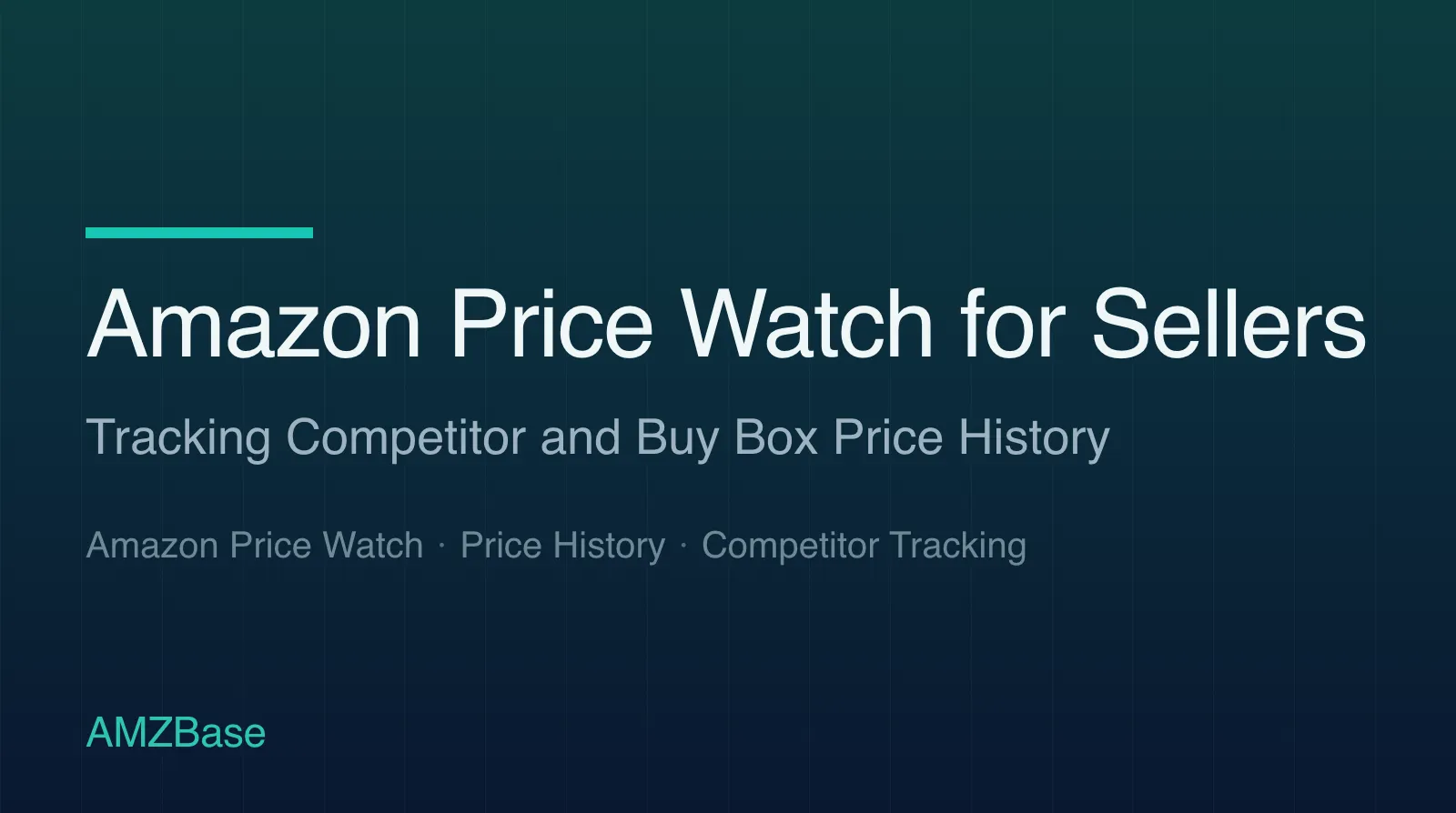 Amazon Price Watch for Sellers title card