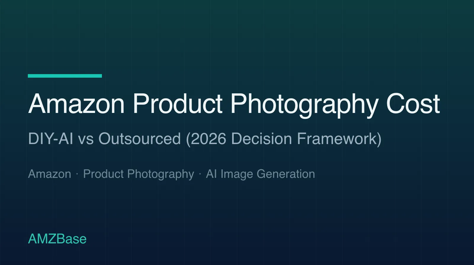 Amazon Product Photography Cost title card