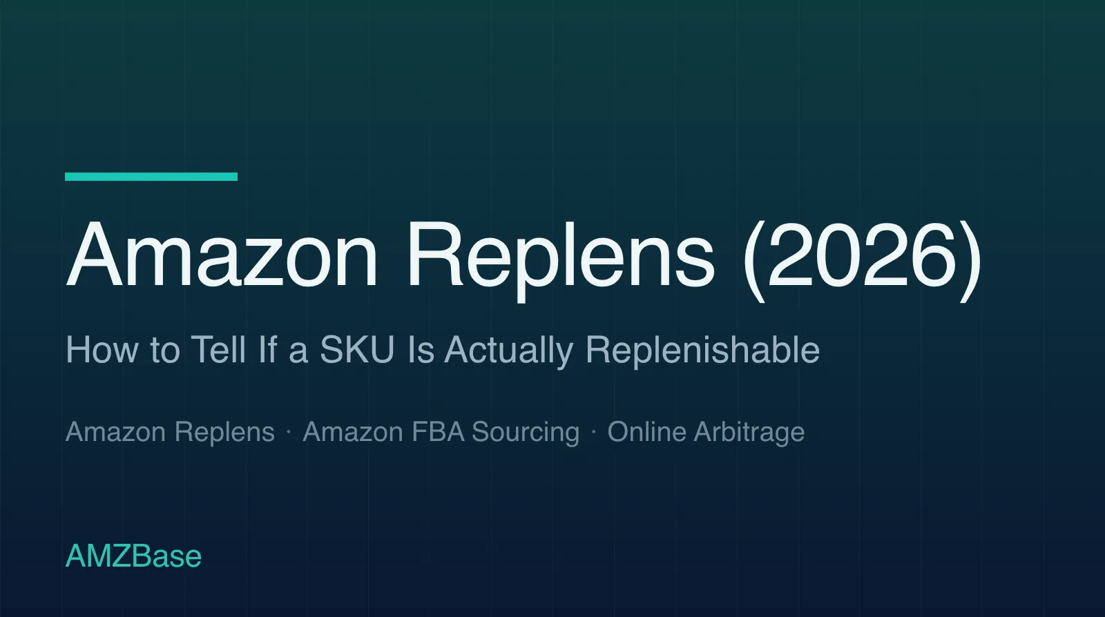 Amazon Replens (2026) title card
