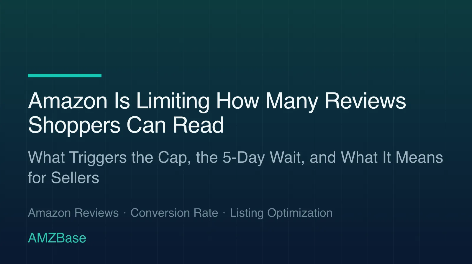 Amazon Is Limiting How Many Reviews Shoppers Can Read title card