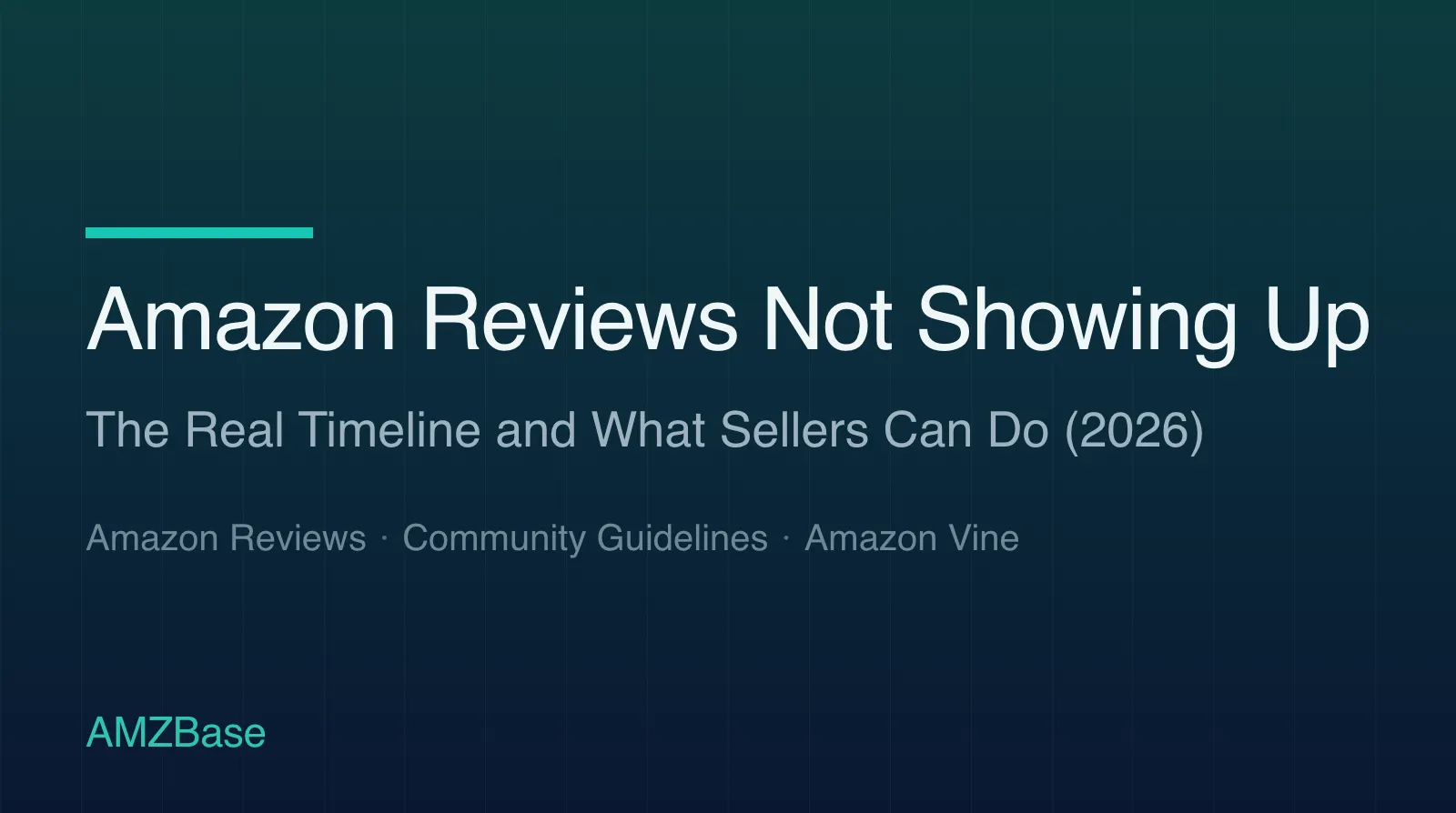 Amazon Reviews Not Showing Up title card