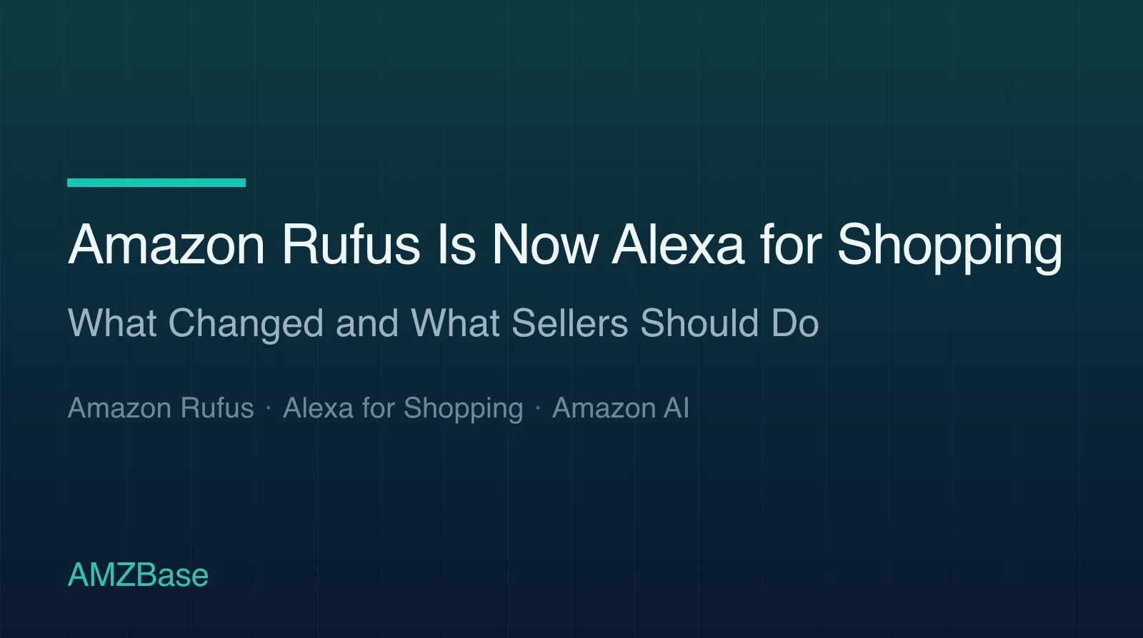 Amazon Rufus Is Now Alexa for Shopping title card