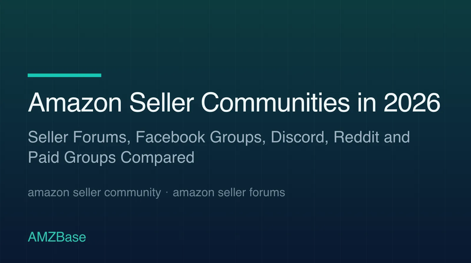 Amazon seller communities compared: Seller Forums, Facebook, Discord, Reddit and paid groups