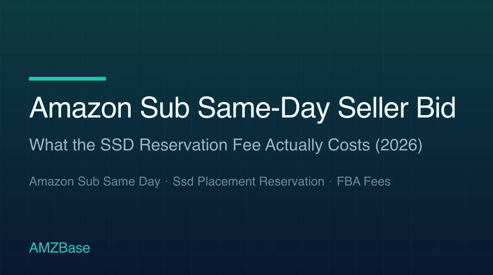 Amazon Sub Same-Day Seller Bid title card