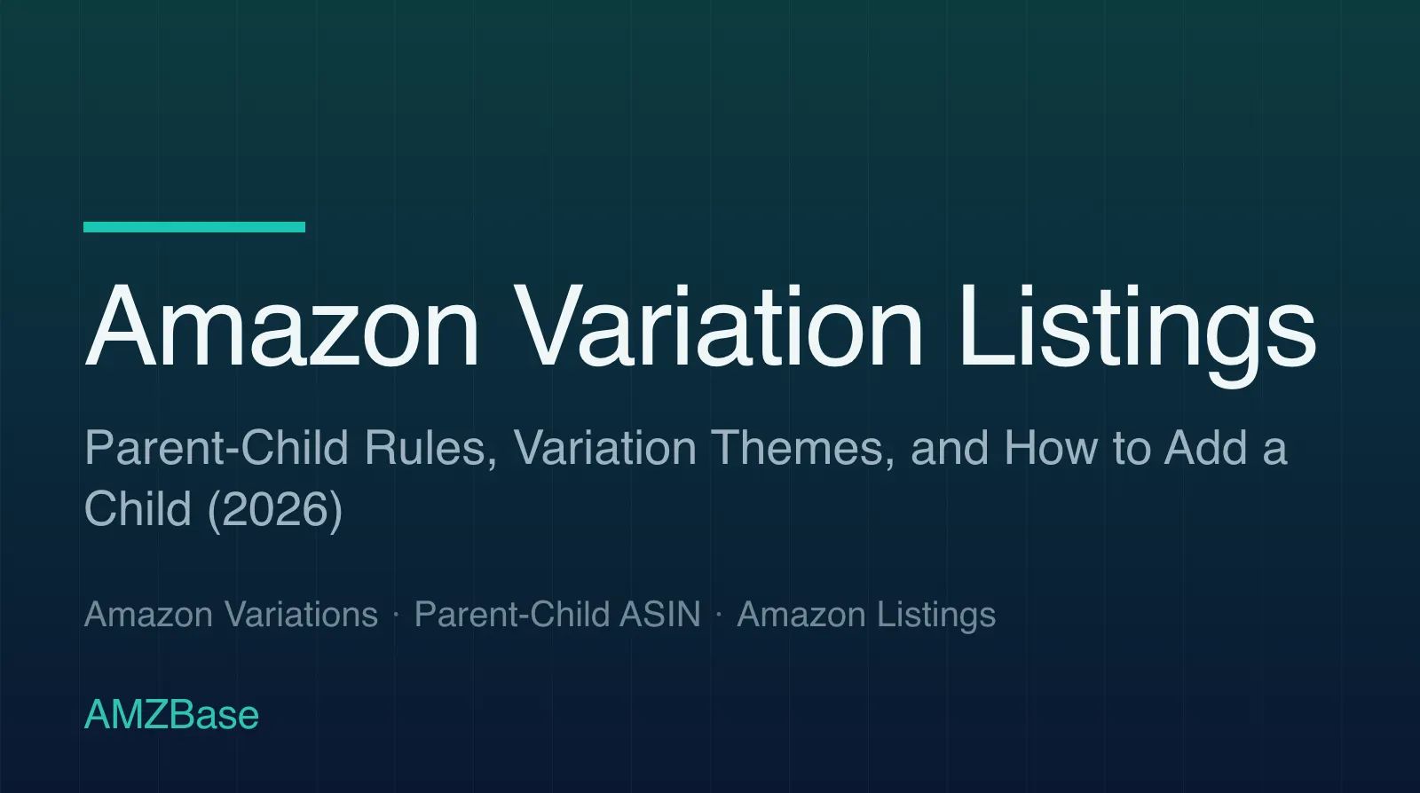 Amazon Variation Listings title card