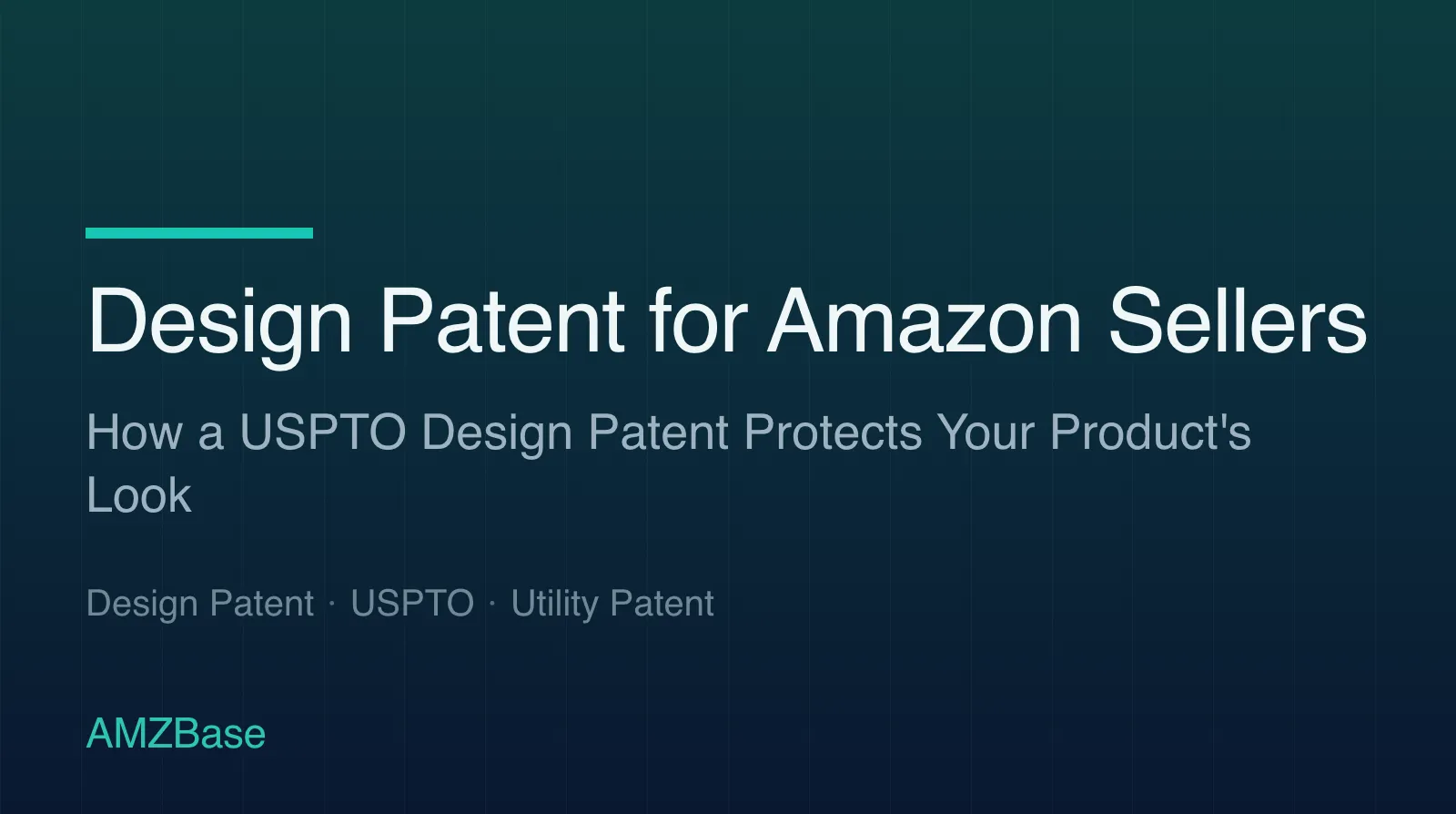 Design Patent for Amazon Sellers title card