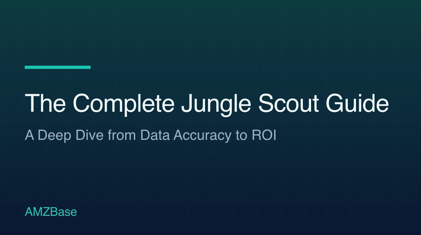 دليل Jungle Scout الشامل — بطاقة العنوان