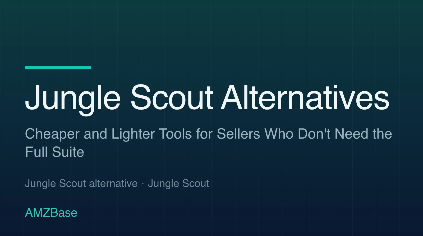 Jungle Scout alternatives compared by plan price and the research jobs each one covers