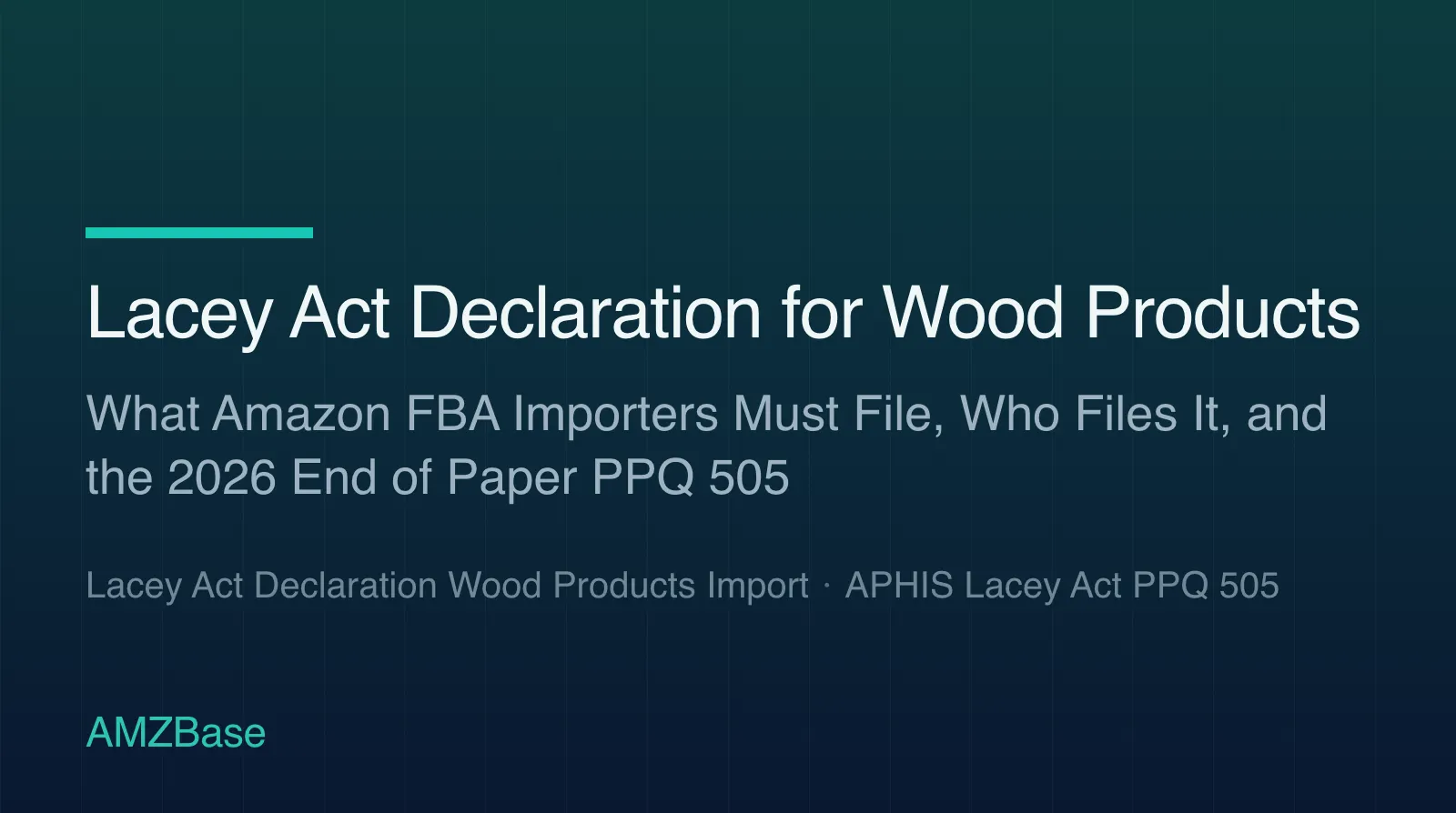 Decision path for a Lacey Act plant declaration on imported Amazon inventory: check the HTS code, check exemptions, then file in ACE or LAWGS