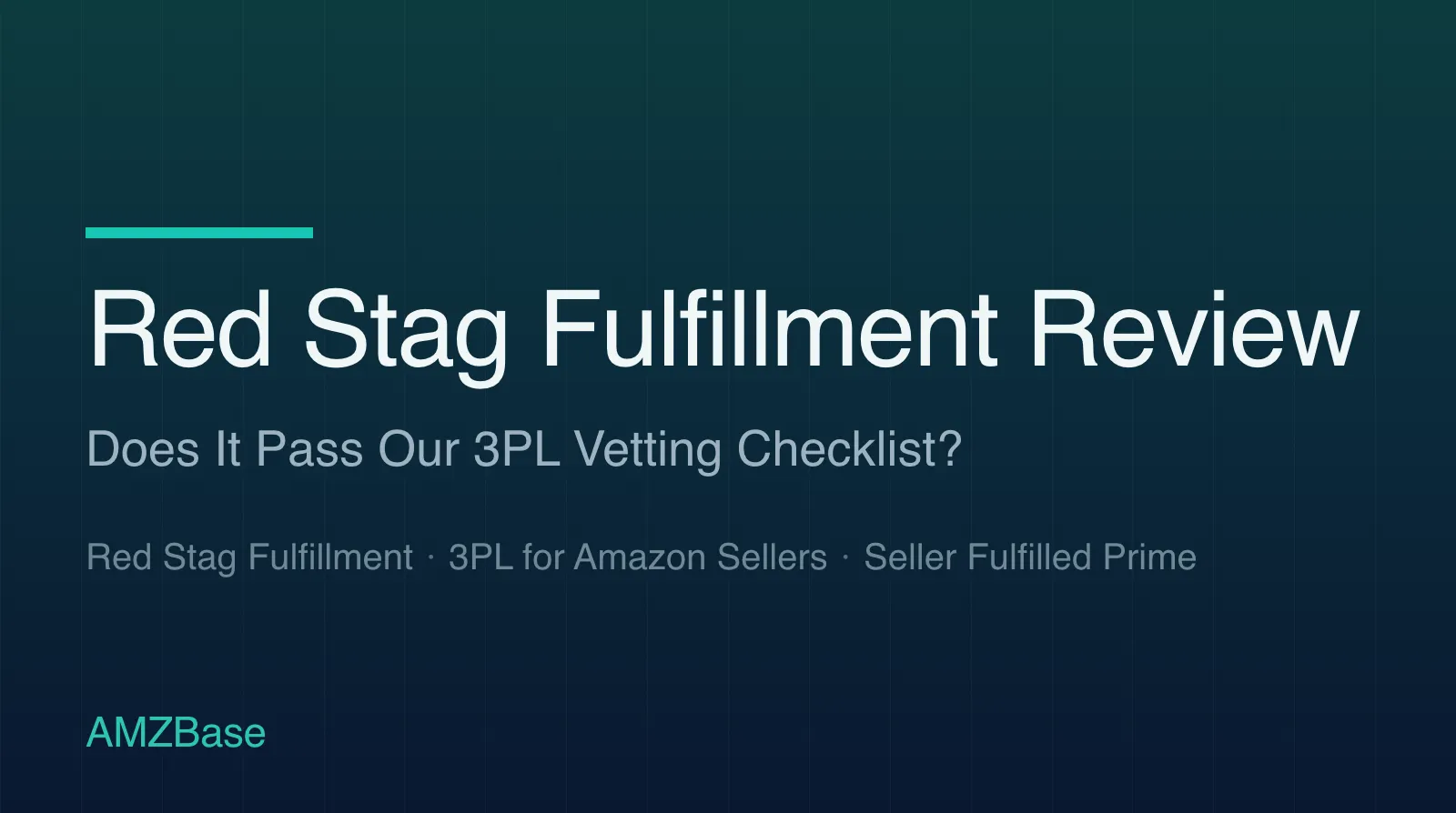 Red Stag Fulfillment Review title card