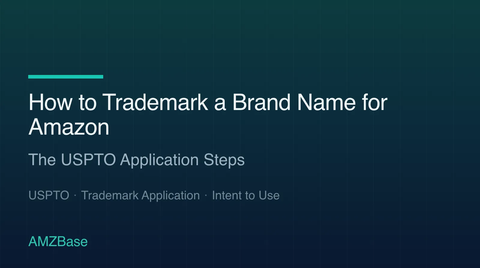 How to Trademark a Brand Name for Amazon title card