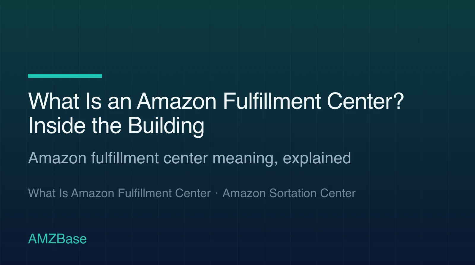 What Is an Amazon Fulfillment Center? Inside the Building title card